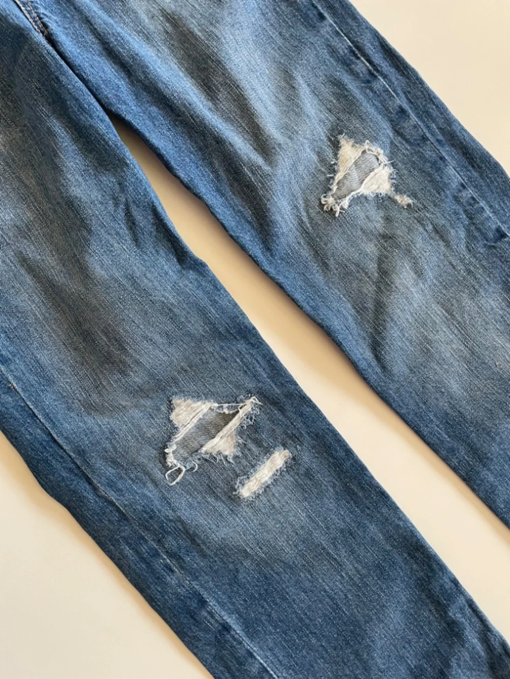 GapKids denim overall distressed size XL
